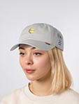 Бейсболка DJINNS арт. Dad Cap Bitter (светло-серый)